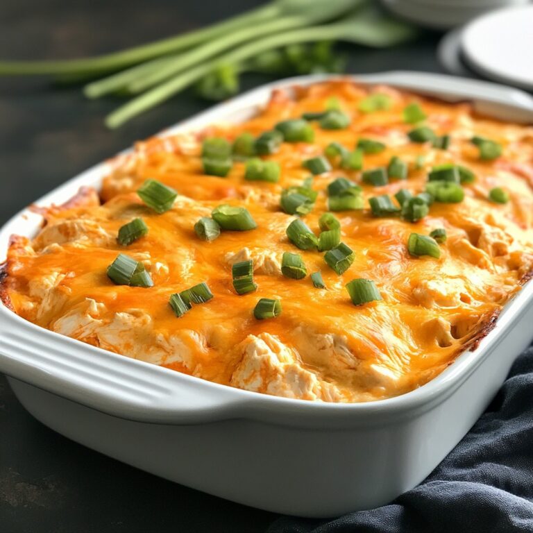 Cheesy-Buffalo-Chicken-Dip-Casserole 