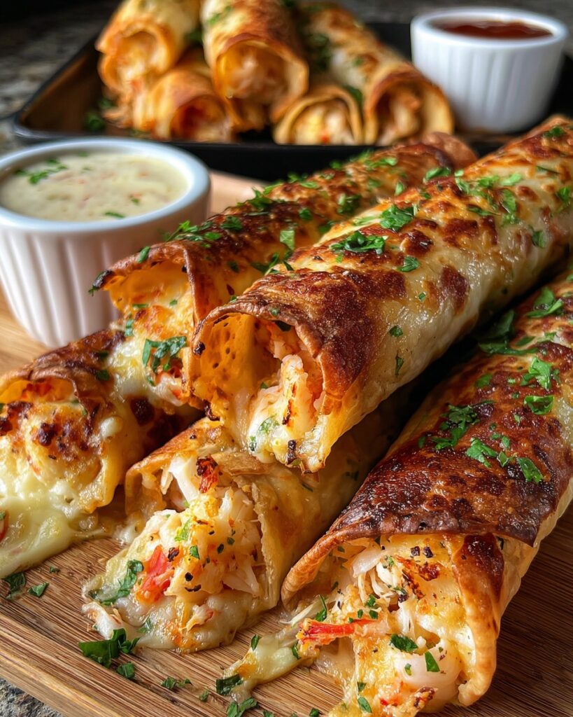 Crispy-Crab-and-Shrimp-Queso-Taquitos