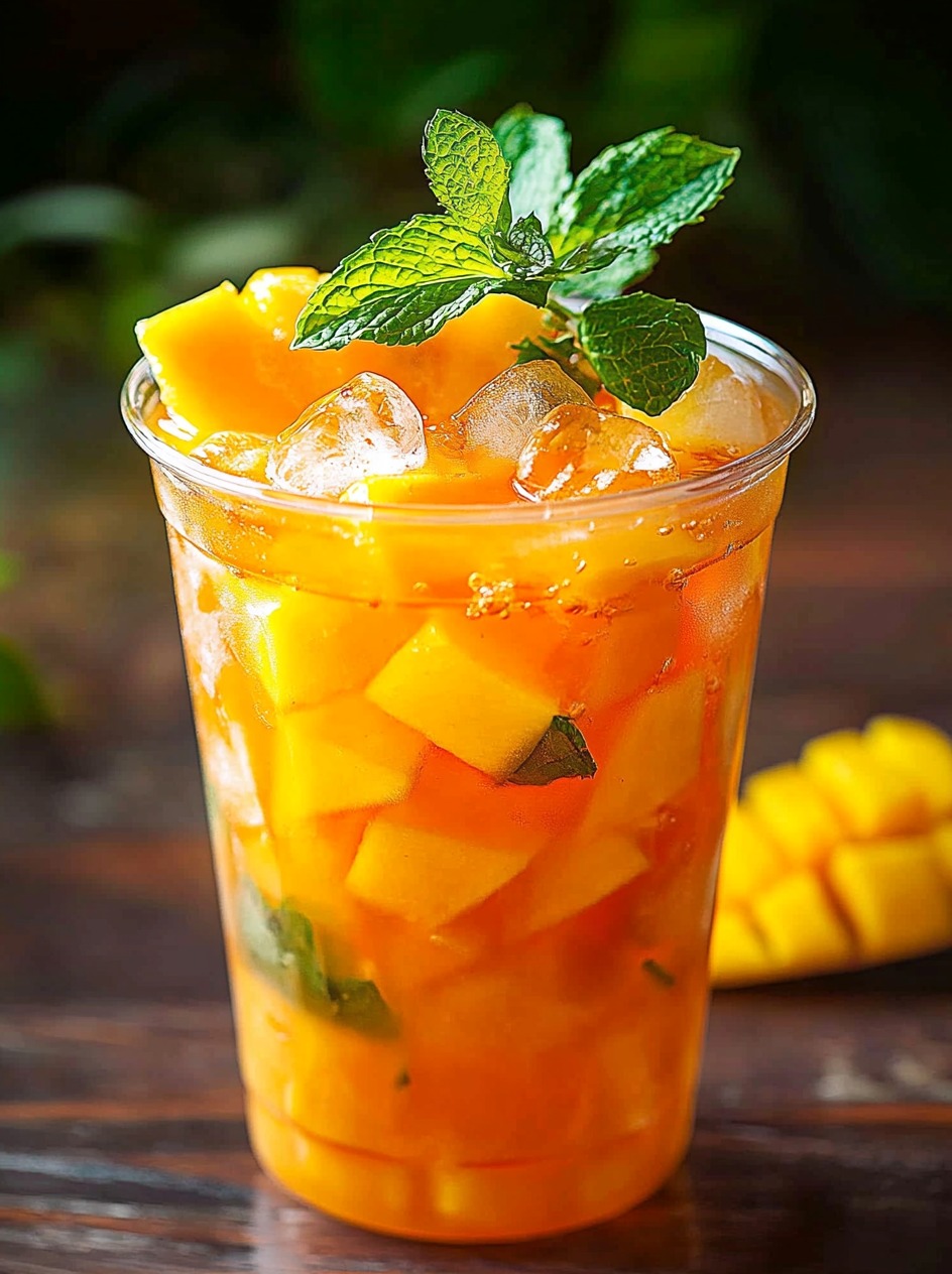 tropical-sunset-mango-chill-iced-tea