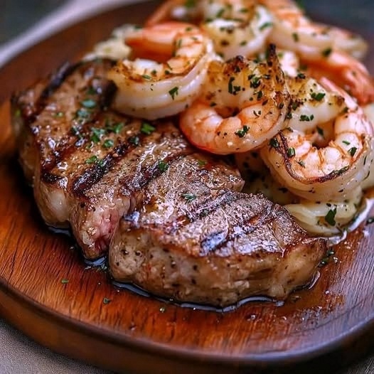 Steak-and-Garlic-Butter-Shrimp