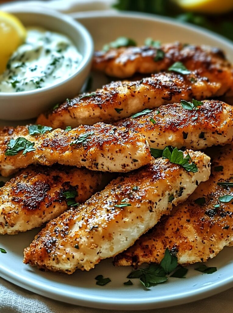 mediterranean-herb-marinated-crispy-greek-chicken-strips