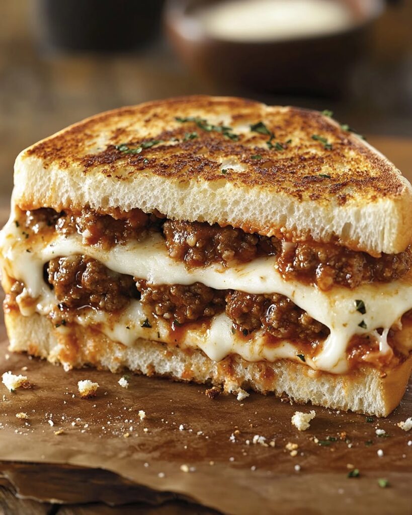 Cheesy-Meatball-Sandwich-Melt