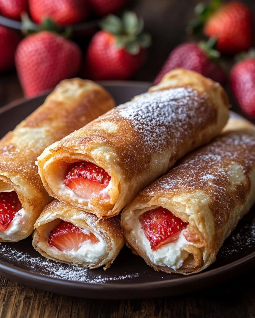 Strawberry-Cheesecake-Chimichangas