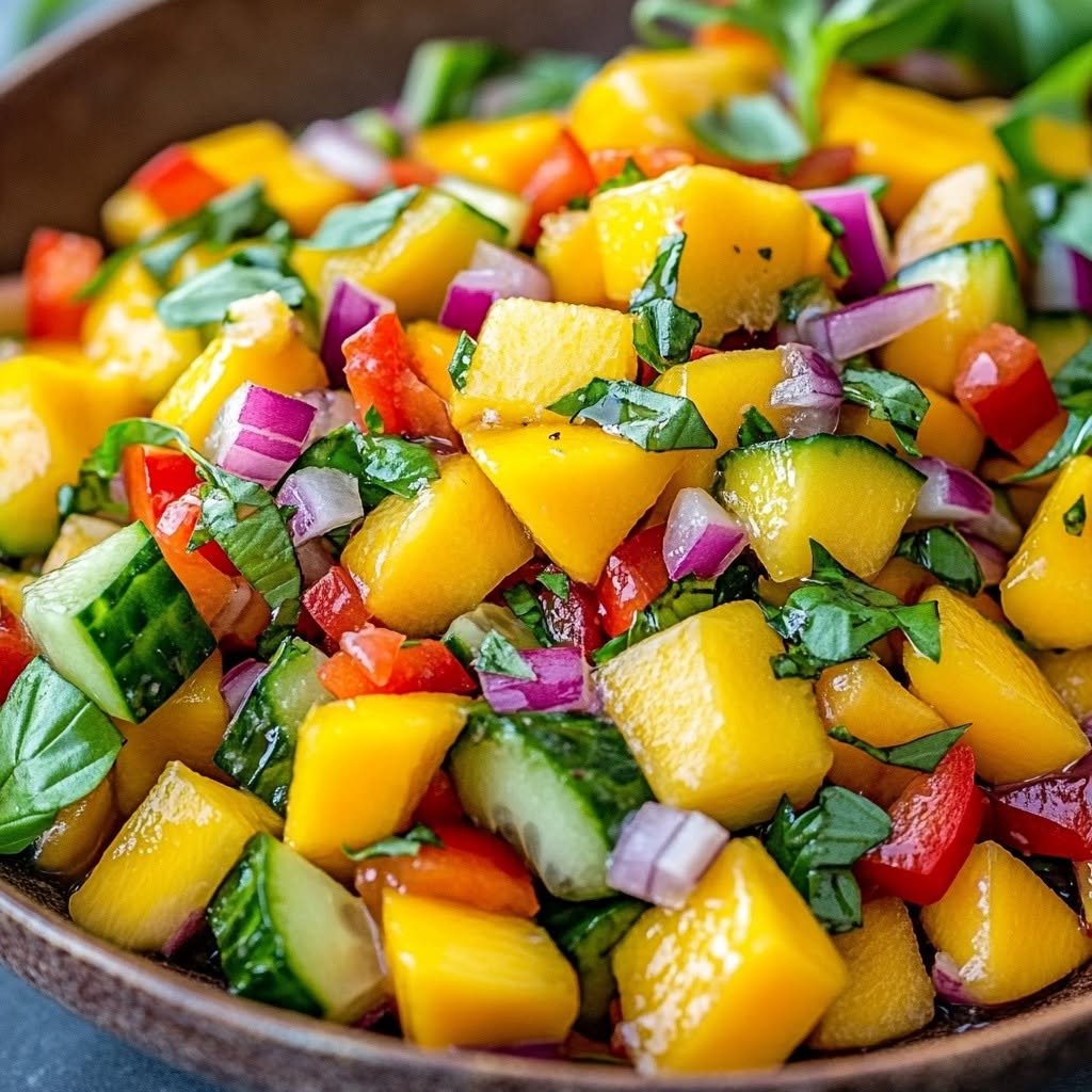 Mango-cucumber-salad