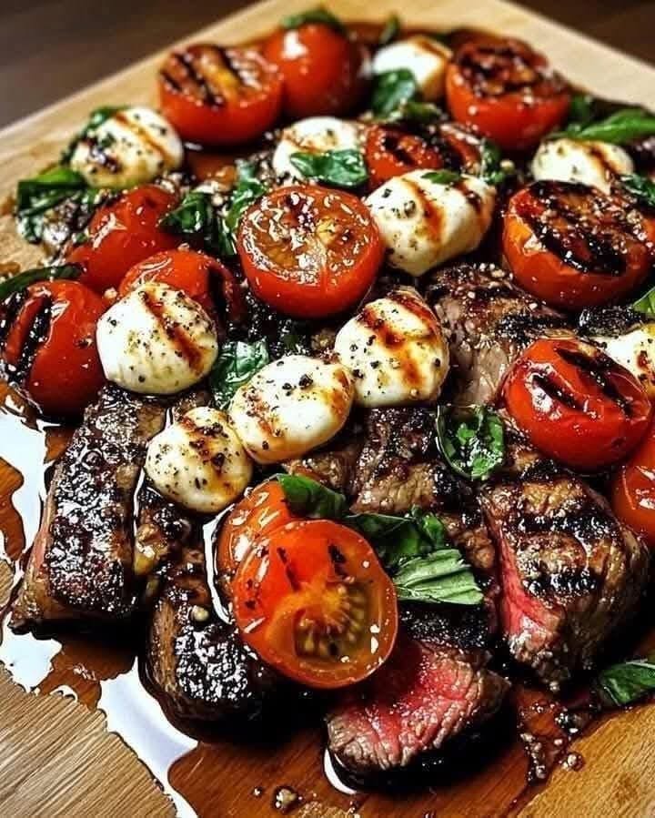 Balsamic-Caprese-Grilled-Flank-Steak