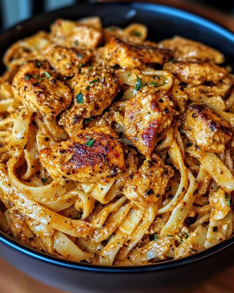 Spicy-Cajun-Chicken-Linguine-in-Creamy-Garlic-Parmesan