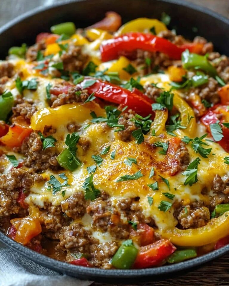 cottage-cheese-turkey-pepper-skillet