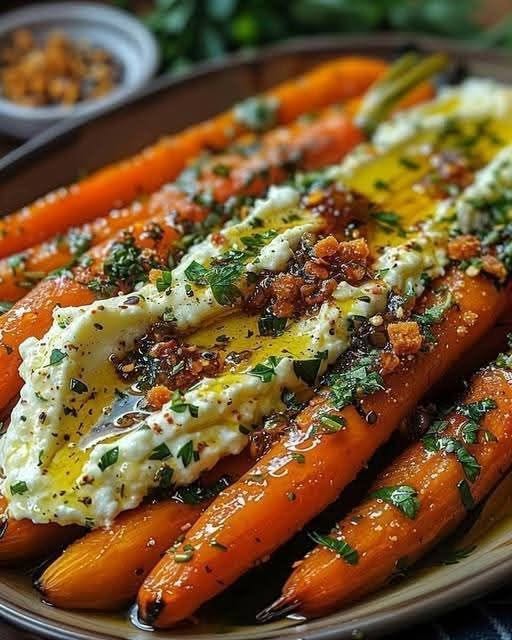 roasted-carrots-with-whipped-ricotta-and-hot-honey