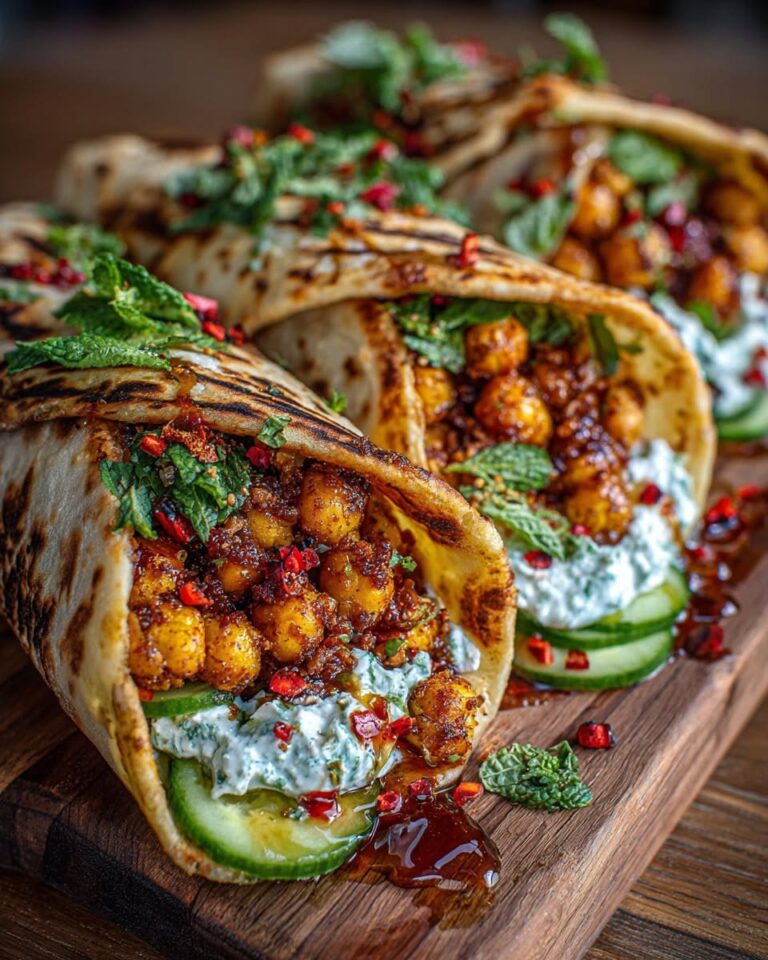 Chickpea-Wraps-with-Whipped-Feta-Cucumber-Crunch-&-Chili-Honey