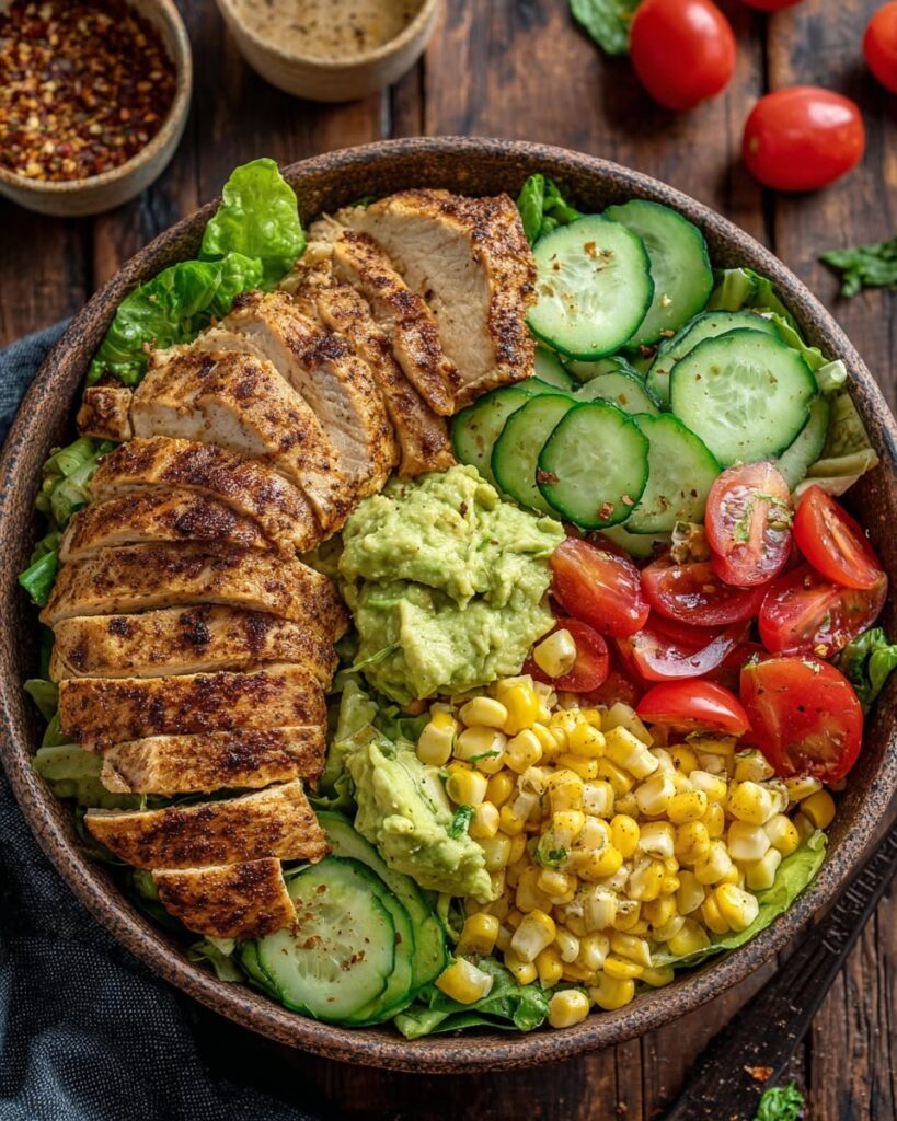 Grilled-Chicken-Avocado-Salad-Bowl