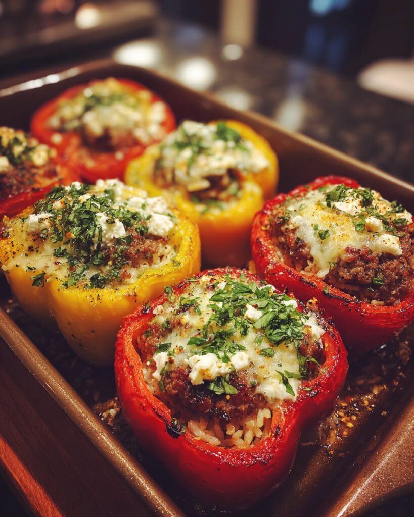mediterranean-stuffed-bell-peppers