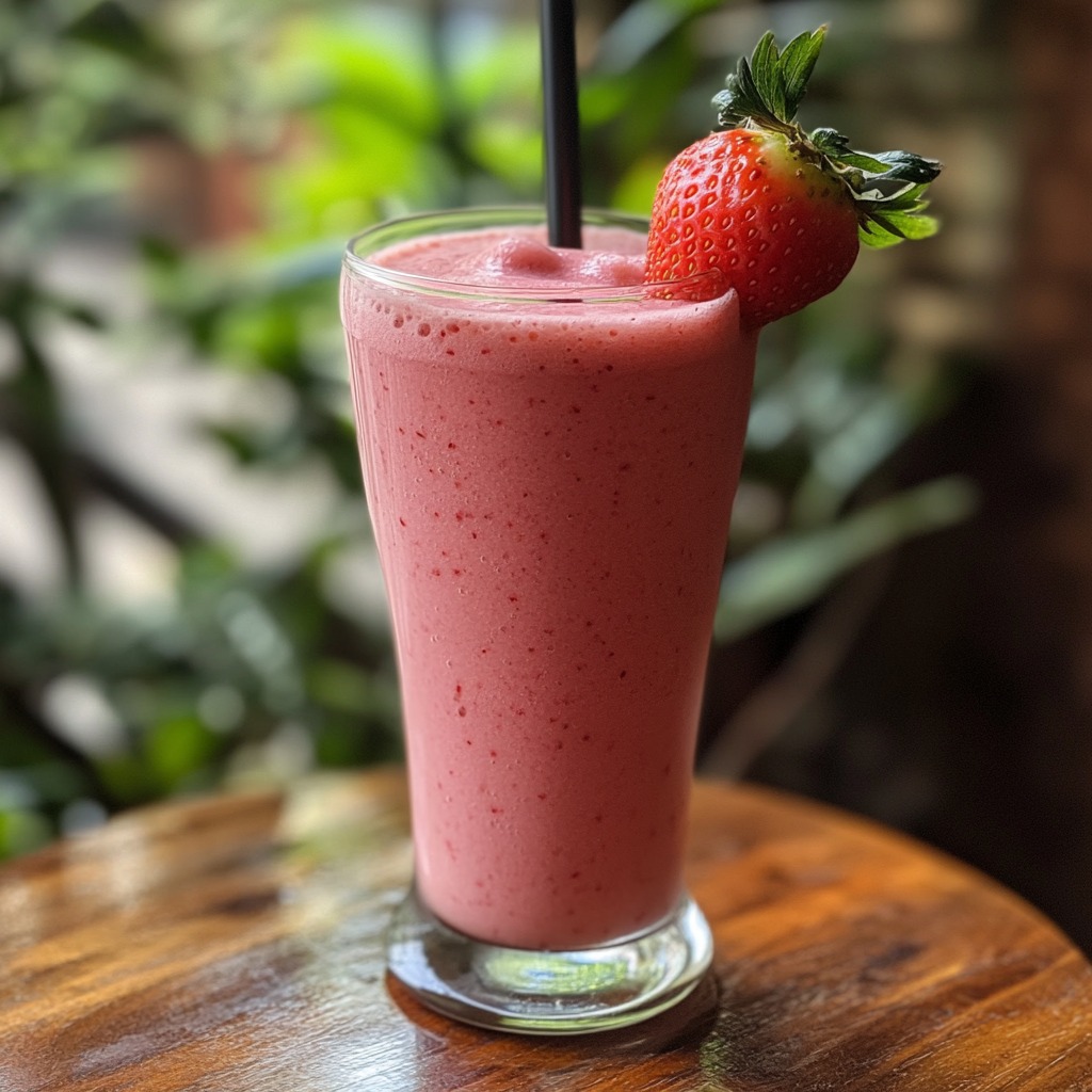 High-Protein-Strawberry-Smoothie