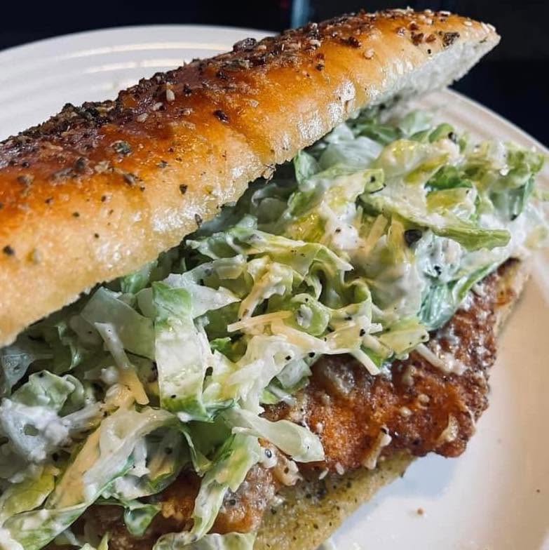 Chicken-Caesar-Salad Subs