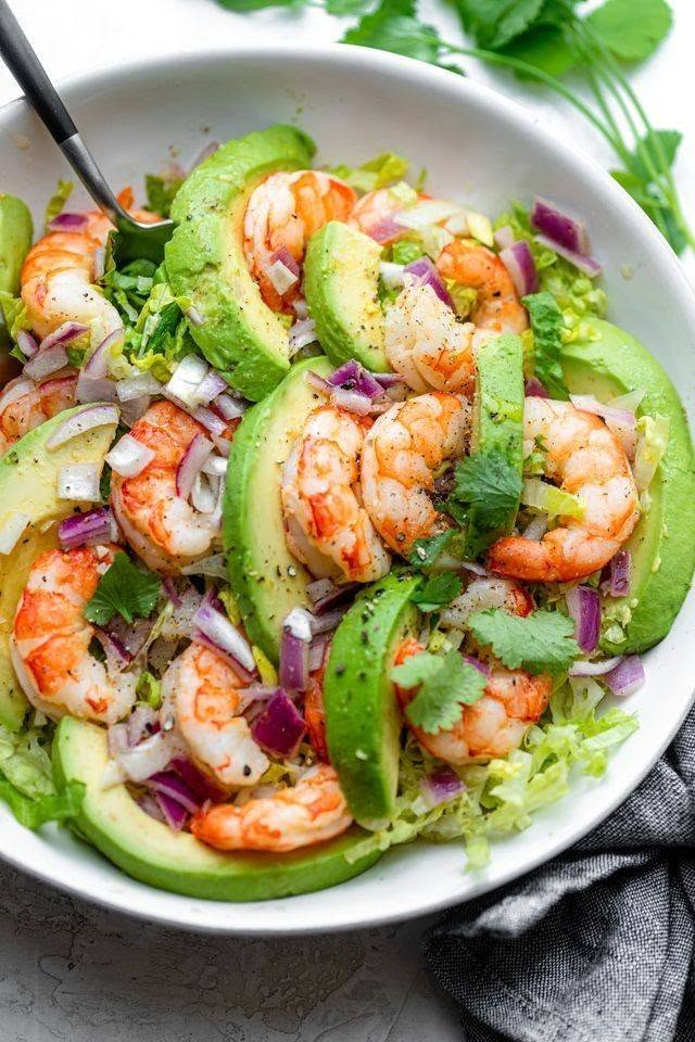 Zesty Lime Shrimp and Avocado Salad