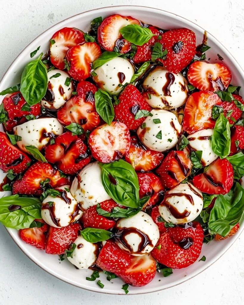 Balsamic-Strawberry-Caprese-Salad