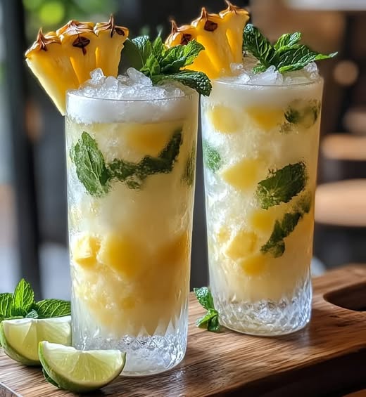 Tropical Coconut Pineapple Mojito