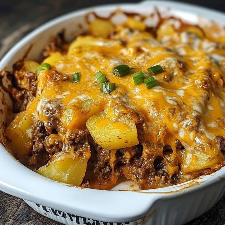 Cheesy Taco Potatoes