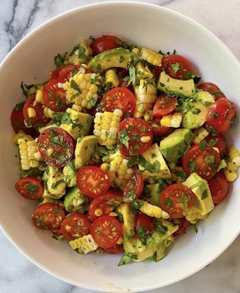 Corn Avocado and Tomato Salad