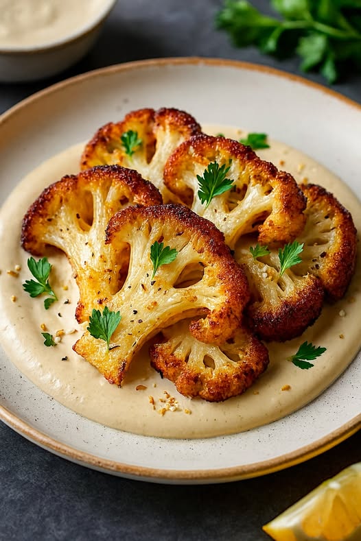 Crunchy Vegan Lemon Pepper Cauliflower