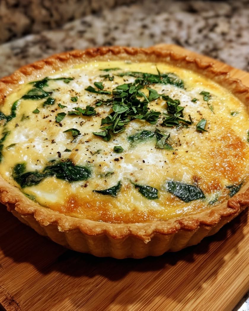 ricotta-and-spinach-quiche