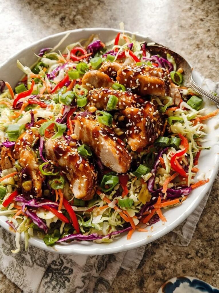 Easy and Delicious Asian Chicken Crunch Salad