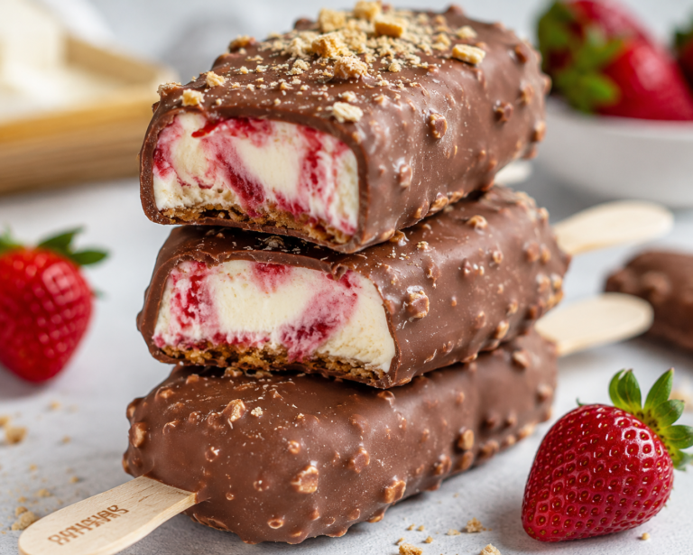 easy-strawberry-cheesecake-magnum-bars