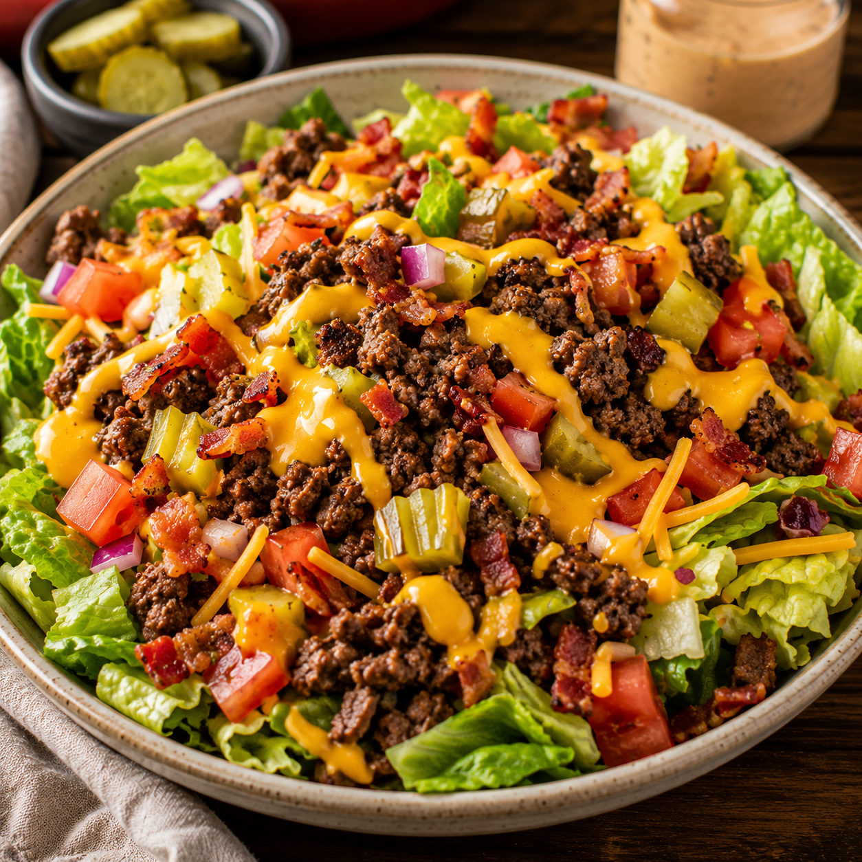 Cheeseburger-Salad