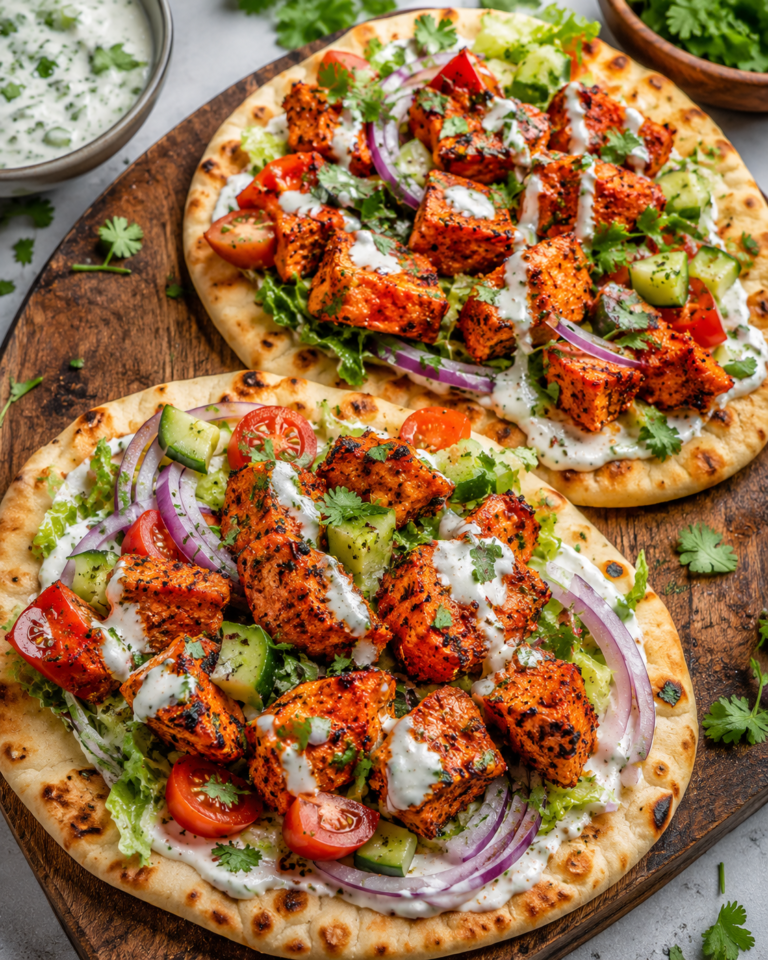 Chicken Tikka Flatbreads