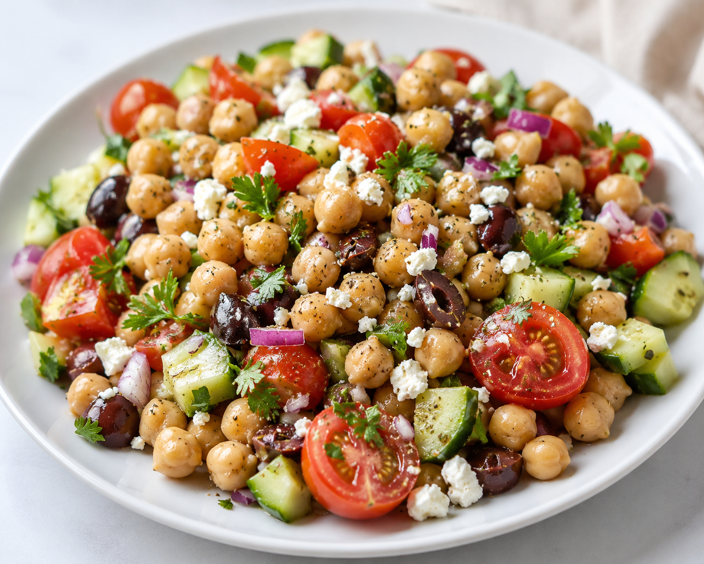 Mediterranean Chickpea Salad