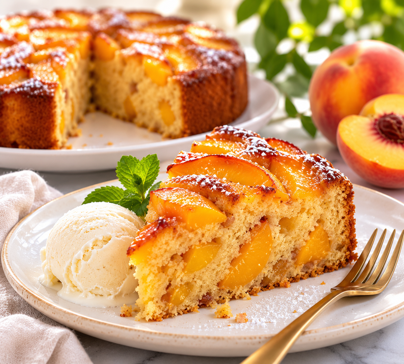 Summer Peach Cake