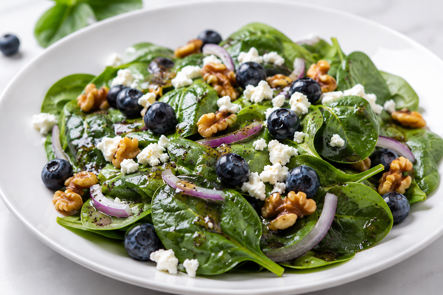Spinach Blueberry Salad